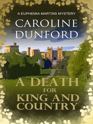 cover image of A Death for King and Country (Euphemia Martins Mystery 7)
